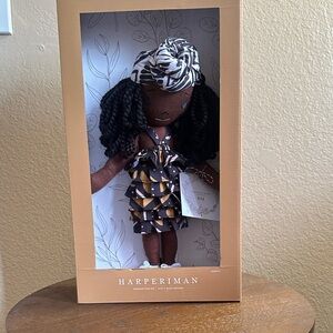 Harperiman Rae Black & Cream Ruffle Dress Doll